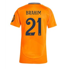 Real Madrid Brahim Diaz #21 Bortatröja Dam 2024-25 Kortärmad